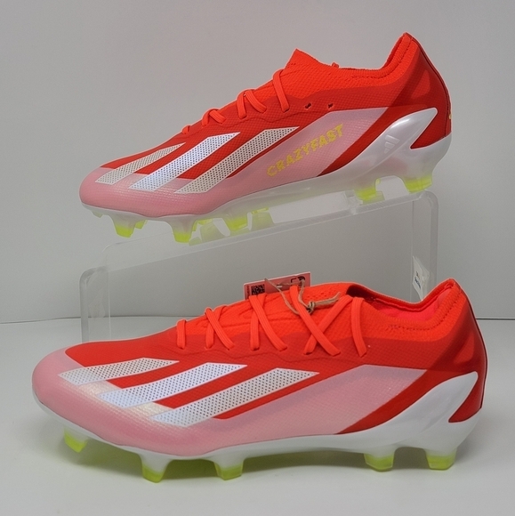 Adidas X Crazyfast.1 FG Soccer Cleats Energy Citrus Pack IG0593 Men's Size 5 New - Picture 2 of 12